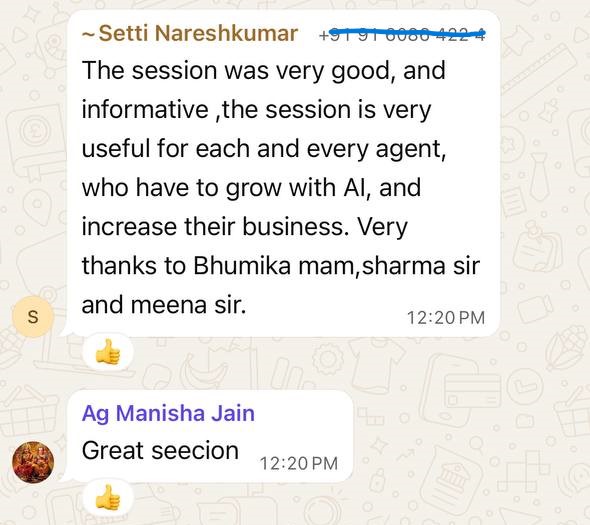 Student testimonial
